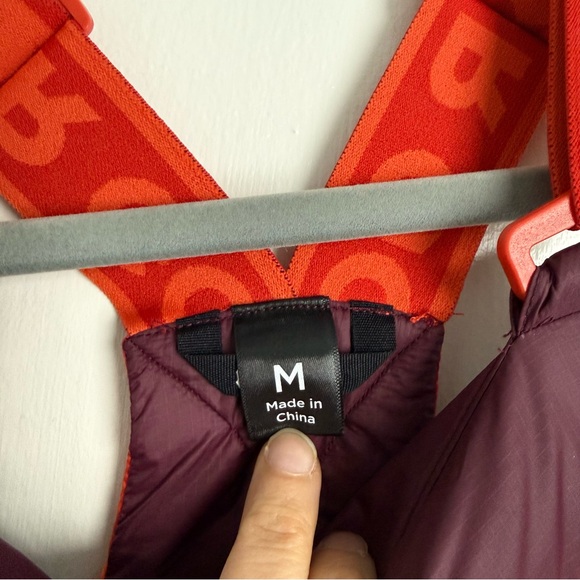 COTOPAXI Fuego Down Puffy Overall in Wine Stripes size Medium - Picture 9 of 15